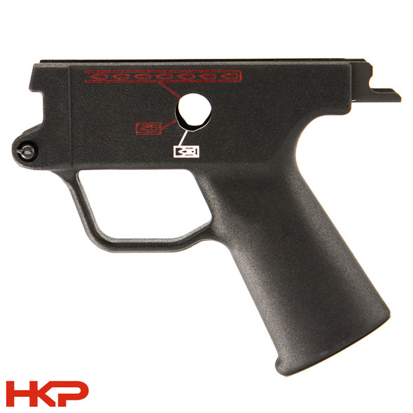 H&K / HKP HK MP5 Clipped and Pinned Navy Engraved Housing - Blemished