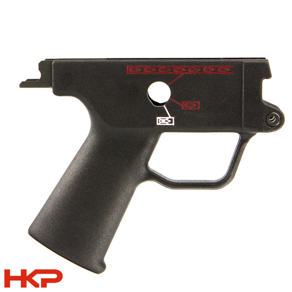 H&K / HKP HK MP5 Clipped and Pinned Navy Engraved Housing - Blemished