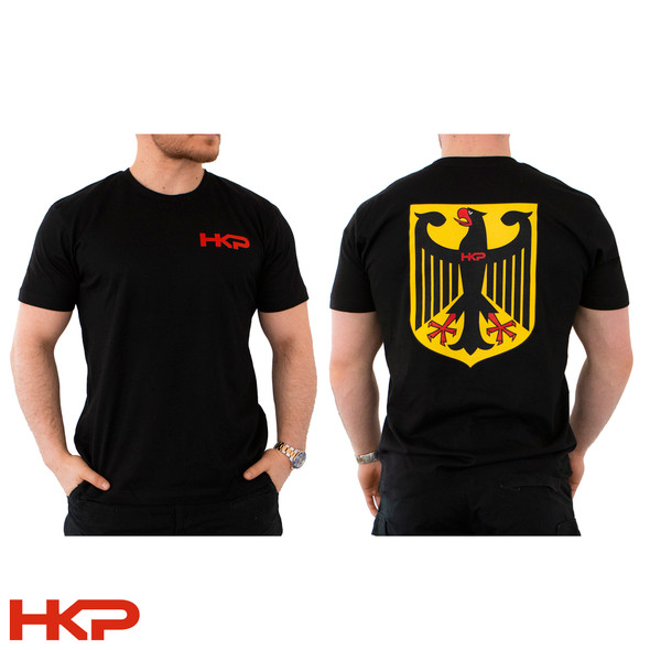 HKP Mens Short Sleeve Bundesadler Shirt  - Black