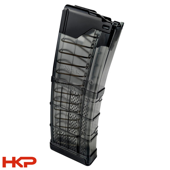Title: HK416, MR556, AR-15 Lancer L5AWM GEN 2 Magazine - 30 Round - Translucent Smoke