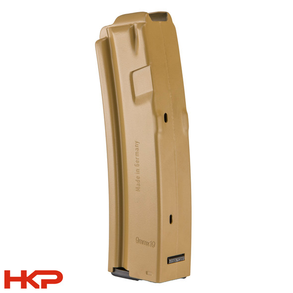 H&K 15 Round MP5/SP5/MP5K/SP5K 9mm Curved Magazine - RAL8000
