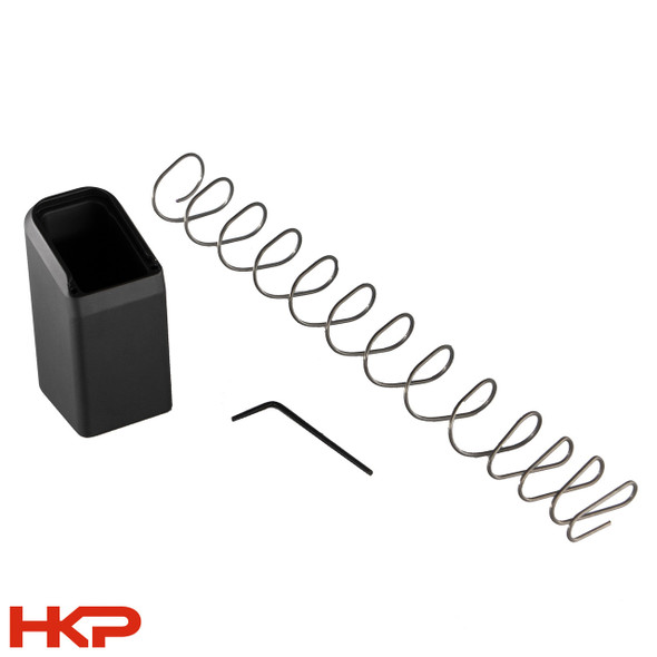 New - HKP HK VP9, HK P30 Magazine Extension Kit +10 - Cerakote Black - BLEMISHED - HKP-21250-B