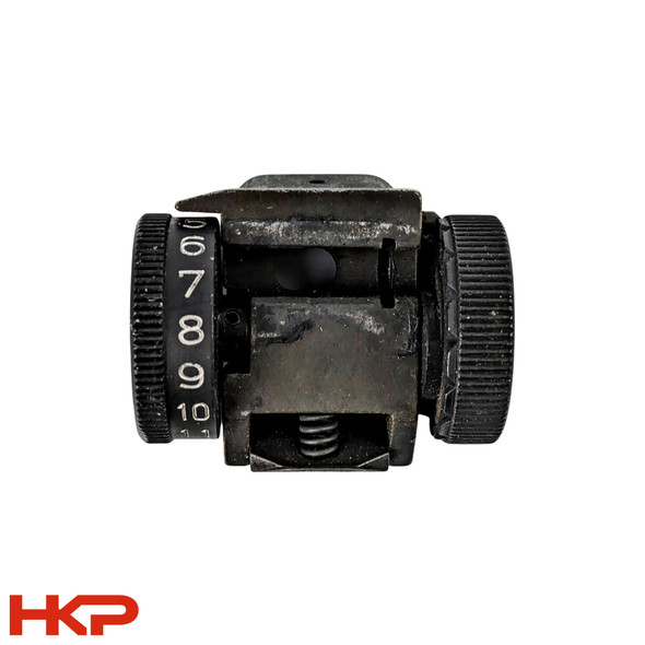 H&K 91/93/33/53/G3 (5.56/.223) & (7.62x51/.308) 1200 Meter Rear Sight - 3rd Generation - USED