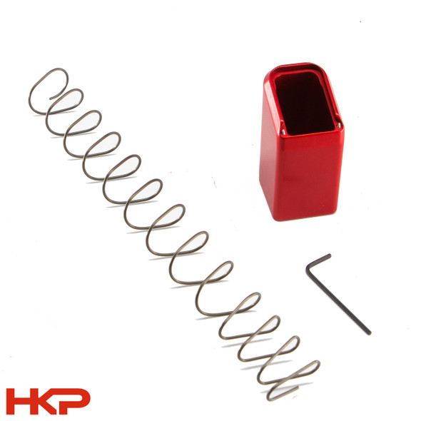 New - HKP HK USP .45/Mark 23 Magazine Extension Kit +7 - Red - BLEMISHED - HKP-21513-RE-B