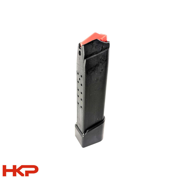 HK USP, USPT Magazine with Extension - .40 S&W - 18 Round - Black w/ Red Follower - BLEMISHED HKP HK Parts HKP-18643-BRE-B