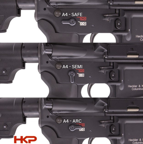 HK416, MR556 ARC-Fire Geissele Trigger - 3-Position - Ambi Controls