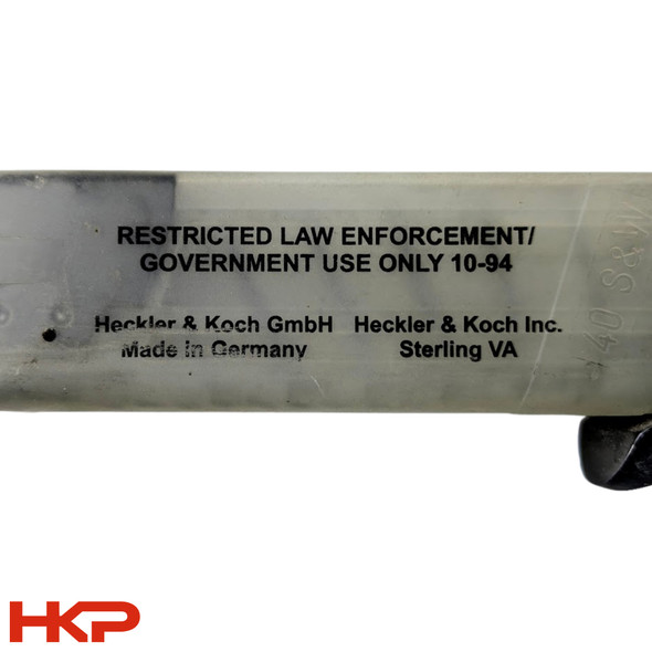 HK USP Magazine - .40 S&W - 16 Round - Translucent - LEO Marked - USED