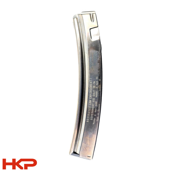 HK MP5, MP5K Magazine - 30 Round - LEO Marked Ashurn - Chromium Nitride - BLEMISHED