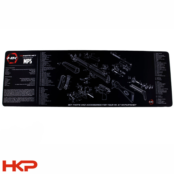 HKP Bench Mat - MP5, Zenith, Omega