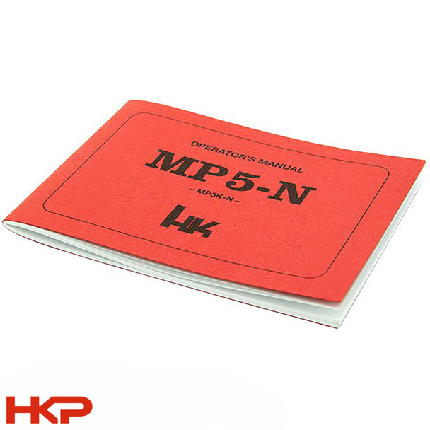 New - H&K MP5-N Red Owners Manual - HKP-00103