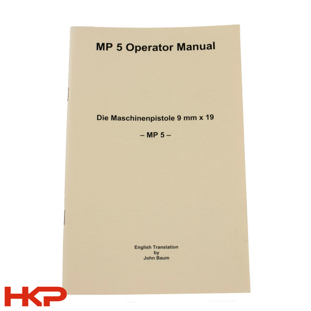 HKP MP5, 94 Operator's Manual