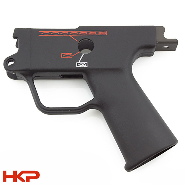 H&K MP5 40/10 Navy Trigger Housing - 3 Position Pictogram - Push Pin