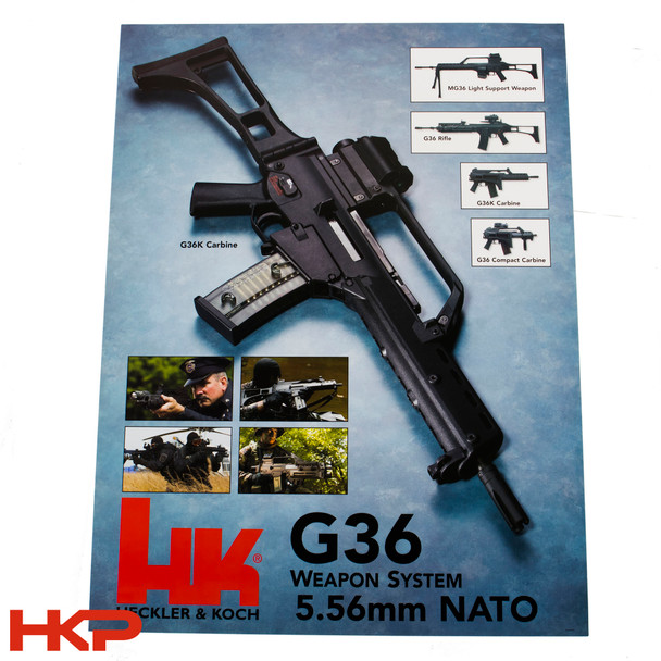 H&K HK G36 Complete Poster Set