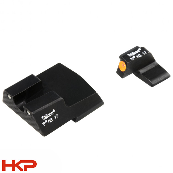 Trijicon HK VP/45C/P30 HD XR Night Sight Set - Orange Front Outline || HKP-18270 || HKPARTS