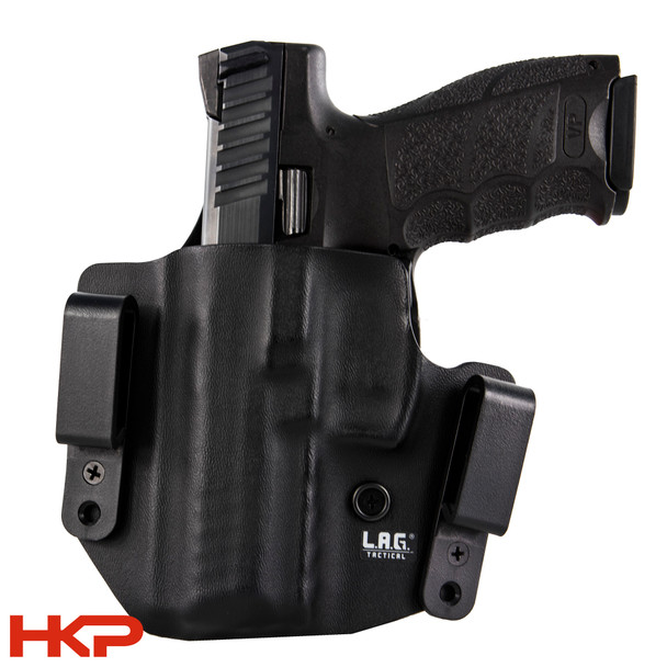 L.A.G. Tactical HK VP9 The Defender IWB/OWB LH Holster - Black