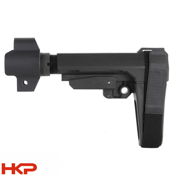 SB Tactical HK MP5 SBA3 5 Position Adjustable Stabilizing Brace - Black