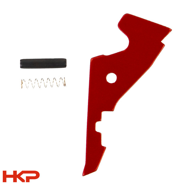Lazy Wolf VP Series Trigger Safety Tab Kit - F3 Full Flat Face - Red