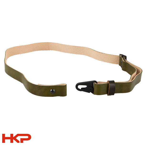 HKP 2 Point Leather Sling - OD Green