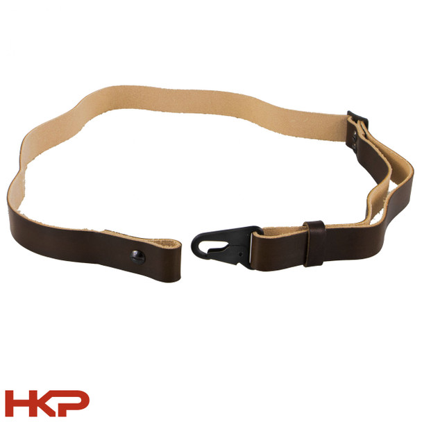 HKP HK91, G3, PTR91 2 Point Leather Sling - Dark Brown
