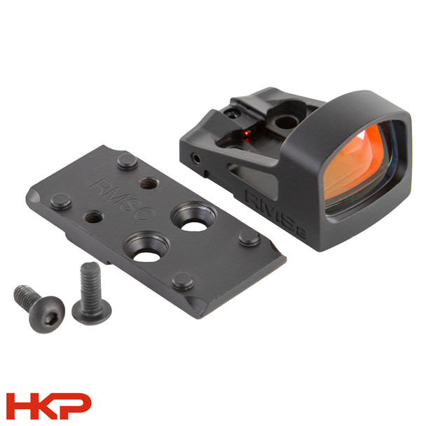 Shield Sights HK VP9 Reflex Mini Sight 2.0 and Optic Plate - 8MOA - Glass Lens