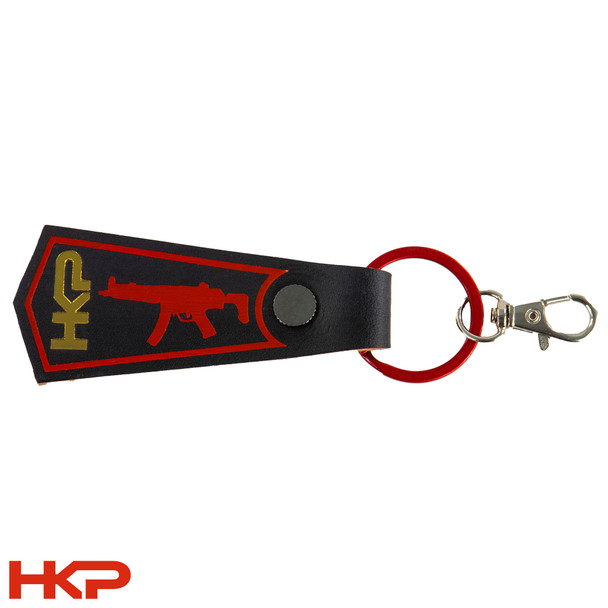 HKP Leather Key Chain - Black MP5