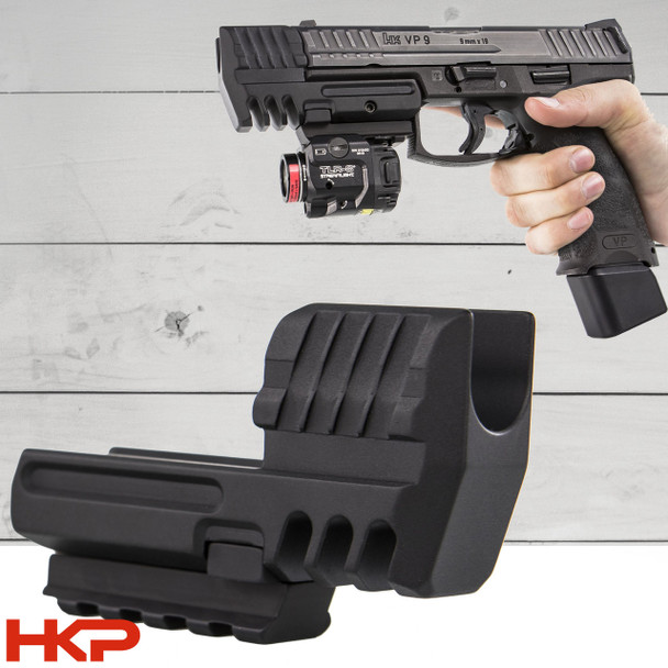 New - Comp Weight™ HK VP9, VP40 Compensator w/ Rail Adapter - Black - BLEMISHED - HKP-18755-BL-B