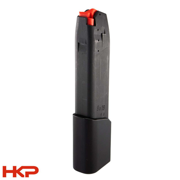 HKP 25 Round HK USP 9mm Magazine - Black w/ Red Follower - BLEMISHED HKP HK Parts / Heckler & Koch HKP-21357-BRE-B