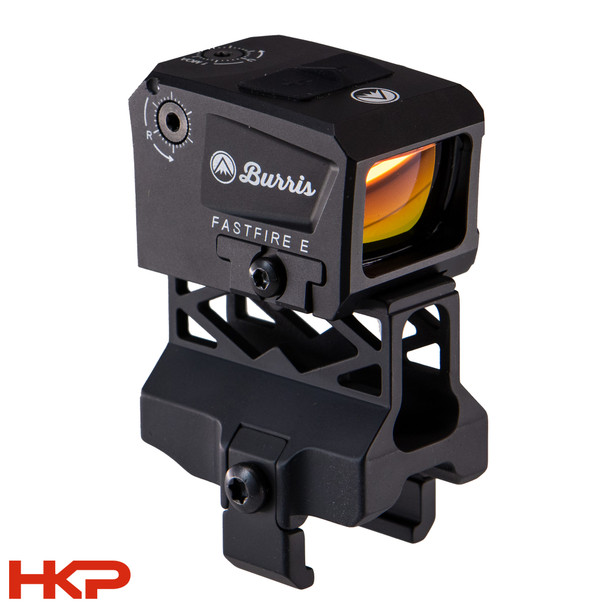 HK MP5, MP5K Raised Optic Mount with Burris FastFire - 3.5 MOA