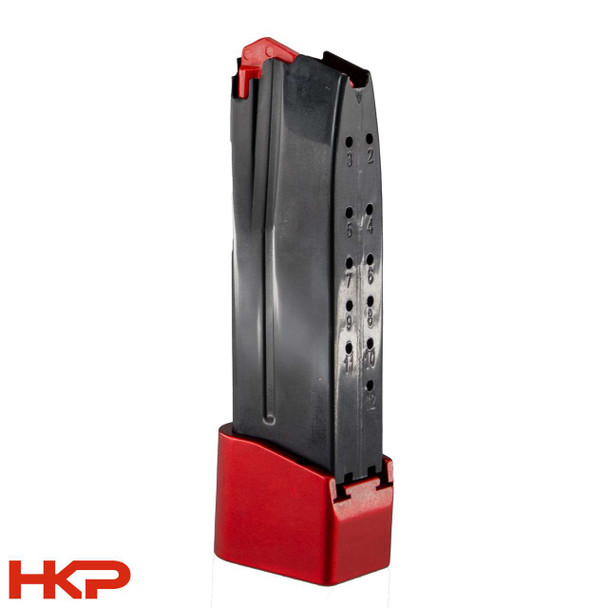 HK CC9 Complete Magazine - 15 Round - 9mm - Red Extension with Red Follower - BLEMISHED HKP HK Parts HKP-22038-RRE