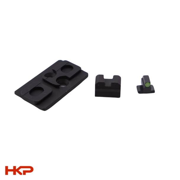 HK VP9 Sight and Optic Mount Bundle -  XS Suppressor Height Sights and ACRO Optic Plate