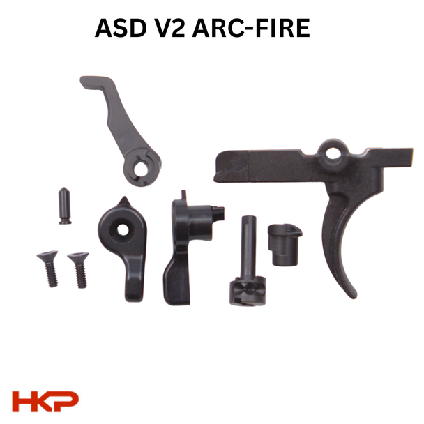 HK416, MR556 ARC-Fire Trigger - V2 with 416 Selectors - 2, 3, 6 Round Options