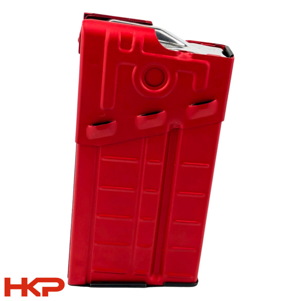 HK91, G3 Magazine - 20-Round - Aluminum - Refinished Red - BLEMISHED