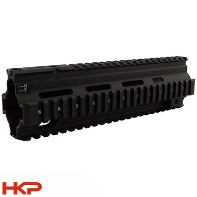 HK416, MR556 Handguard - Quad Rail with Flip Up Sight