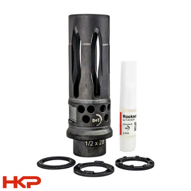 HK416, MR556 Muzzle Device - Assault - Closed Tine - 1/2x28
