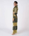 CACTUS - Green Sequin Cut out Maxi Dress