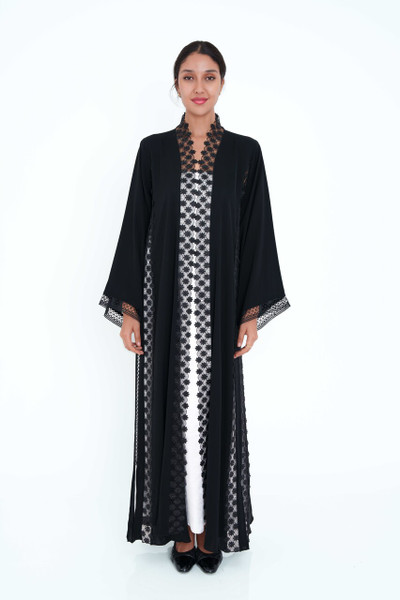 Elegant Luxury Abaya with French Lace