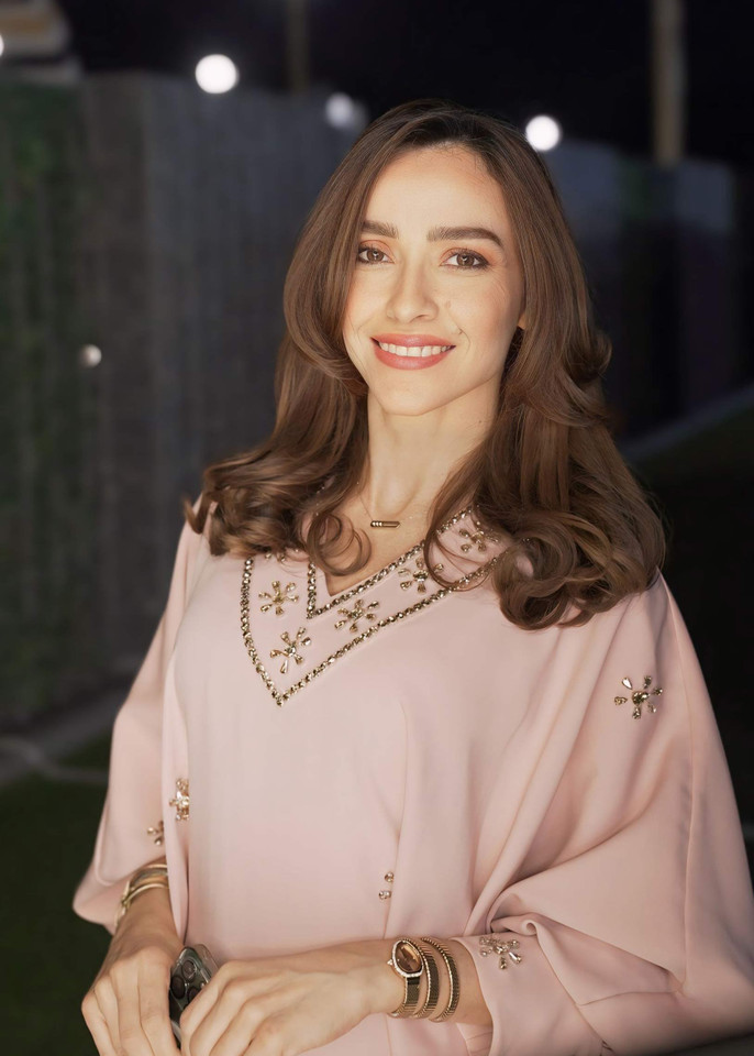 Look 12: Off White Kaftan with Crystal Beads Embroidery