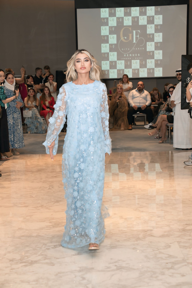 SKY French Tulle with Roses Dress - BLOSSOM Summer Collection
