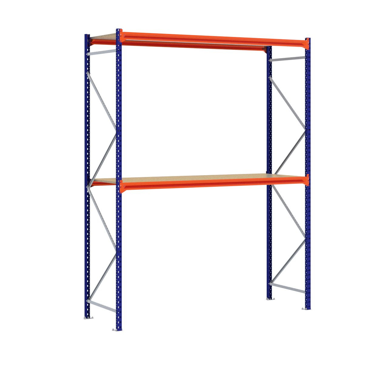 Grootvakstelling 3.000 mm x 2.350 mm x 800 mm (HxLxD) - 2 niveaus