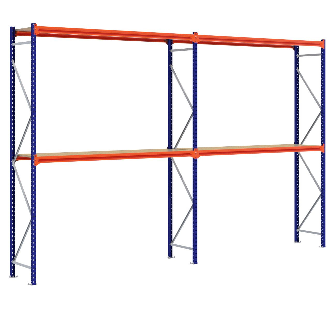Grootvakstelling 3.000 mm x 4.700 mm x 600 mm (HxLxD) - 2 niveaus