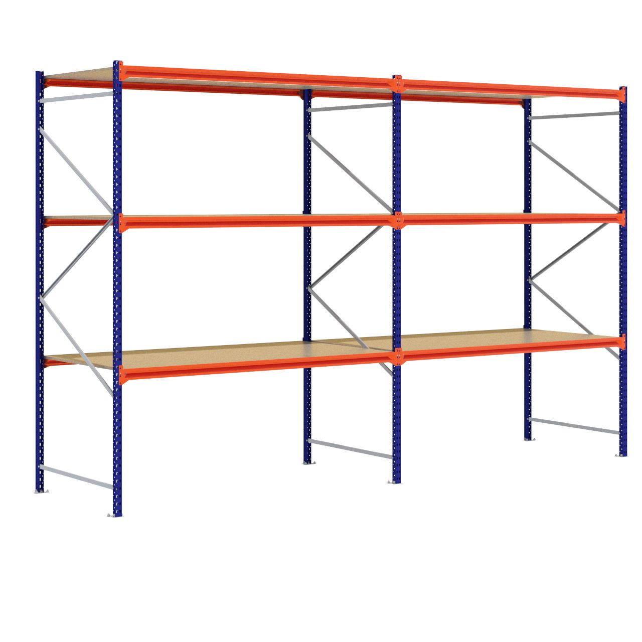 Grootvakstelling 3.000 mm x 4.700 mm x 1.200 mm (HxLxD) - 3 niveaus