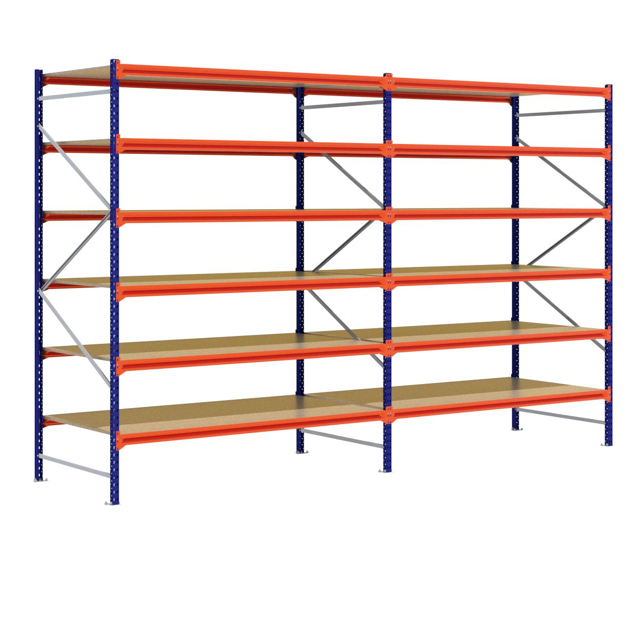 Grootvakstelling 3.000 mm x 4.700 mm x 1.200 mm (HxLxD) - 6 niveaus