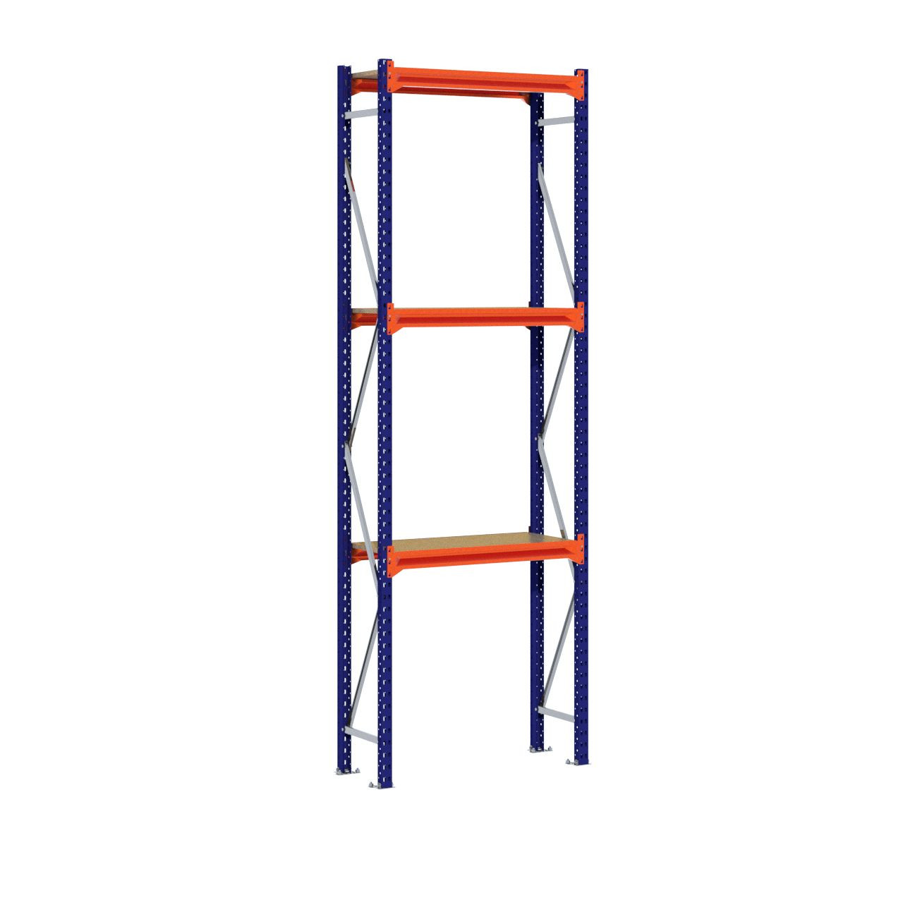 Grootvakstelling 3.000 mm x 1.000 mm x 400 mm (HxLxD) - 3 niveaus