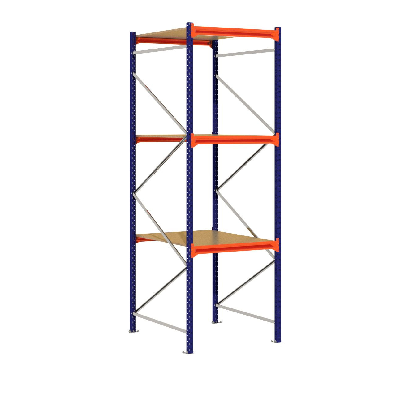 Grootvakstelling 3.000 mm x 1.000 mm x 1.200 mm (HxLxD) - 3 niveaus