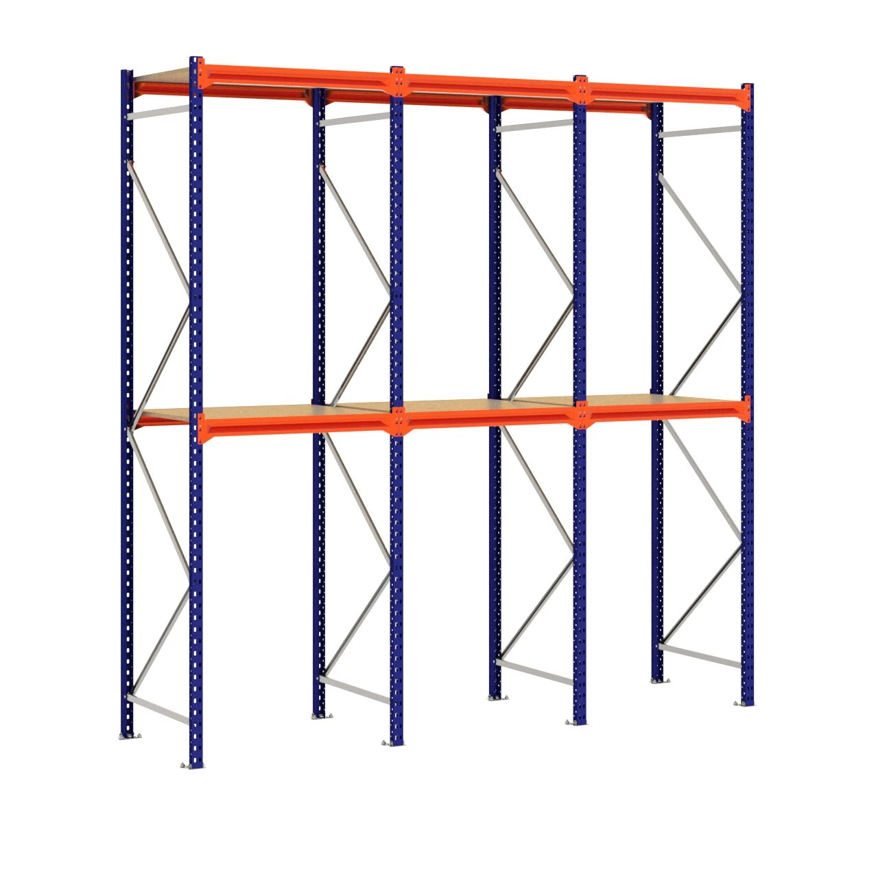 Grootvakstelling 3.000 mm x 3.000 mm x 800 mm (HxLxD) - 2 niveaus