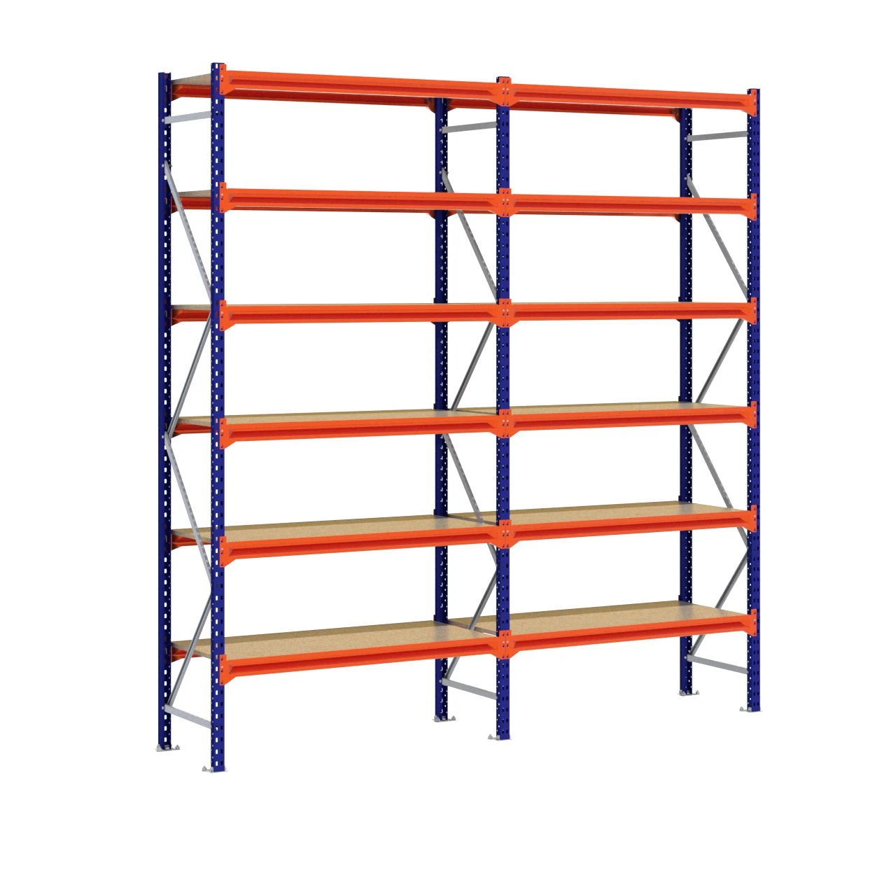 Grootvakstelling 3.000 mm x 2.900 mm x 600 mm (HxLxD) - 6 niveaus