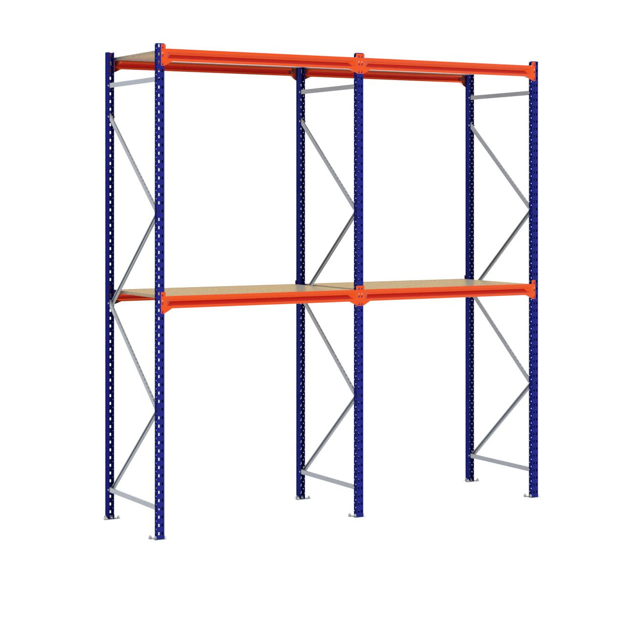Grootvakstelling 3.000 mm x 2.900 mm x 800 mm (HxLxD) - 2 niveaus