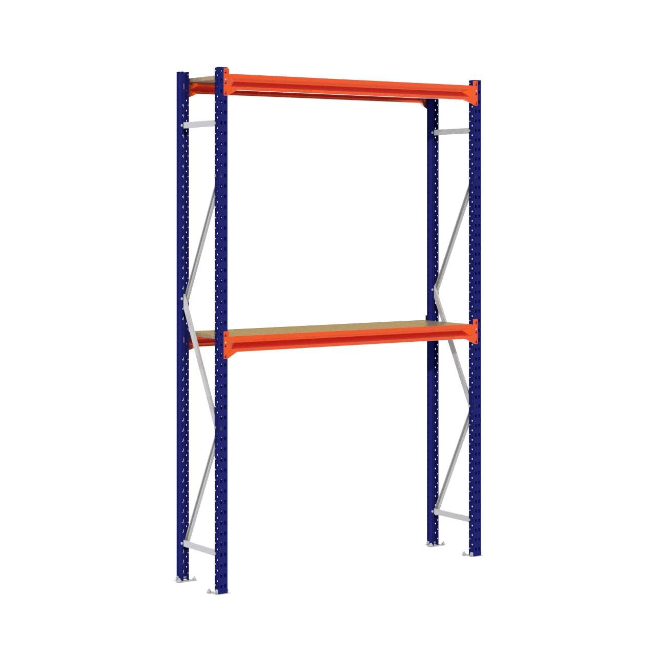 Grootvakstelling 2.500 mm x 1.600 mm x 400 mm (HxLxD) - 2 niveaus