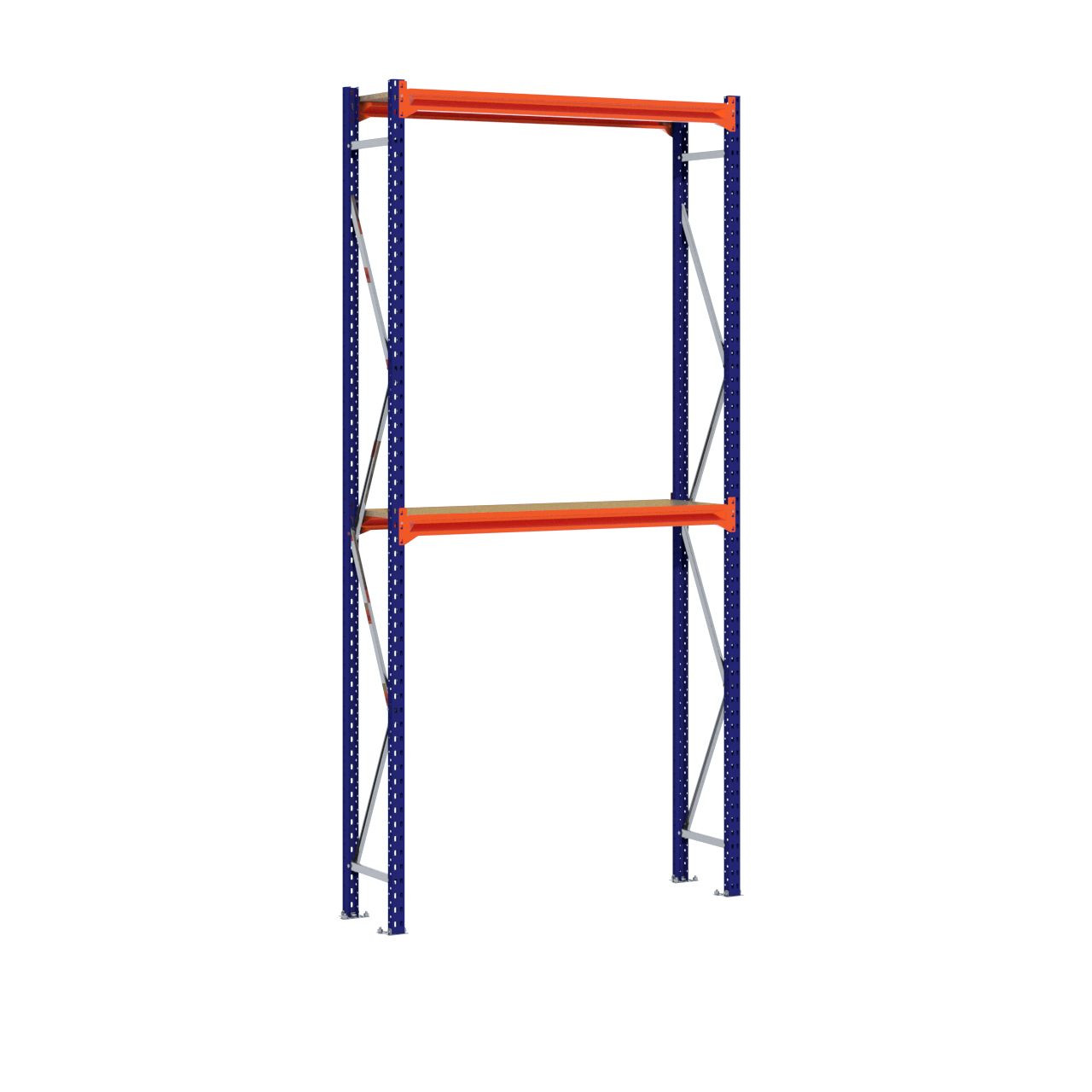 Grootvakstelling 3.000 mm x 1.500 mm x 400 mm (HxLxD) - 2 niveaus