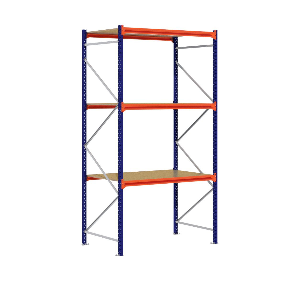 Grootvakstelling 3.000 mm x 1.600 mm x 1.000 mm (HxLxD) - 3 niveaus